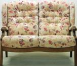 SALISBURY Sofas and Chairs The Salisbury features a solid ash showwood frame with a traditional wing design.
