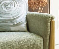 The Lydia offers an elegantly designed solid ash showwood frame with an upholstered platform and back.