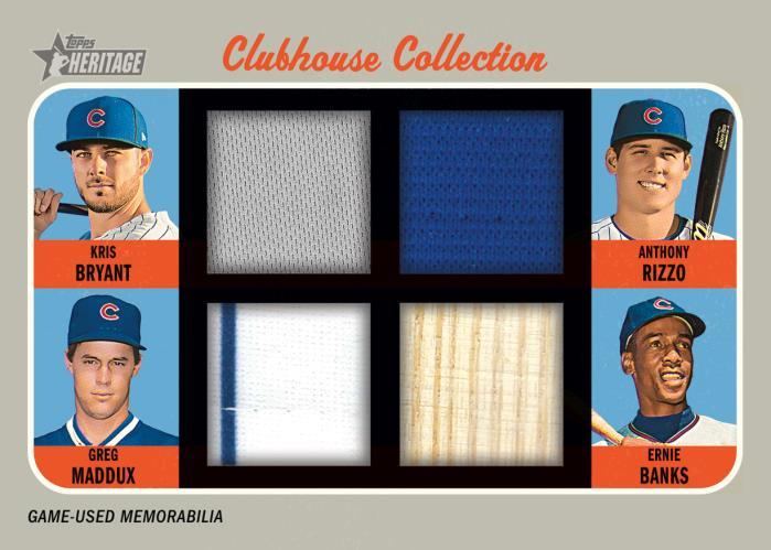 RELIC CARDS Clubhouse Collection Relics Uniform and bat relic cards of active stars. Gold Parallel # d to 99 Patch Parallel Hand-numbered 1/1. HOBBY ONLY.