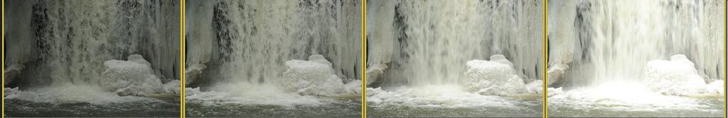 The third image is 1 stop brighter and the histogram is properly exposed to the right. The first image is 1 stop less; although dark the histogram is barely clipped.
