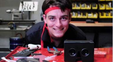 A Bit About Oculus Early 2012, Palmer Luckey made a prototype headset (duct taped!