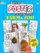 Roytman 9780486479439 Build a Poster Coloring Farm &
