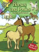 Horses and Ponies: Coloring and Sticker