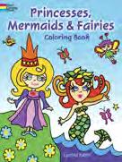Princesses, Mermaids and Fairies Coloring Lynnda