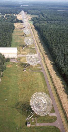 EXAMPLES: Westerbork Synthesis Radio Telescope (WSRT) Located in Westerbork, Holland Has 14 antennas, 25m diameter