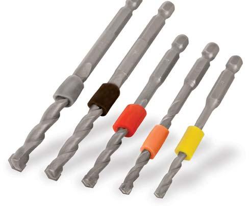 85 4 PIECE MASONRY DRILL SET Comprises drill sizes 5, 6, 7 and 8mm. SNAP/MD1/SET 10.