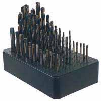 2 Taps & Dies TAPS TAP & DRILL SETS TAP & DRILL SETS Description Set Contents Replacement Stand/Index 10 Piece ShopPro Tap & Drill Set Jobbers drill size: 31/4; S&D drill sizes: 17/32, 21/32, 49/4,