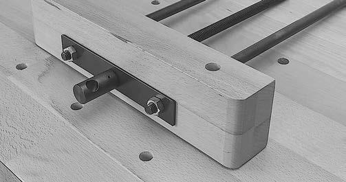Attach (4) vise bars to (2) vise heads with (4) 1 2"-12 hex nuts (see Figure 14).