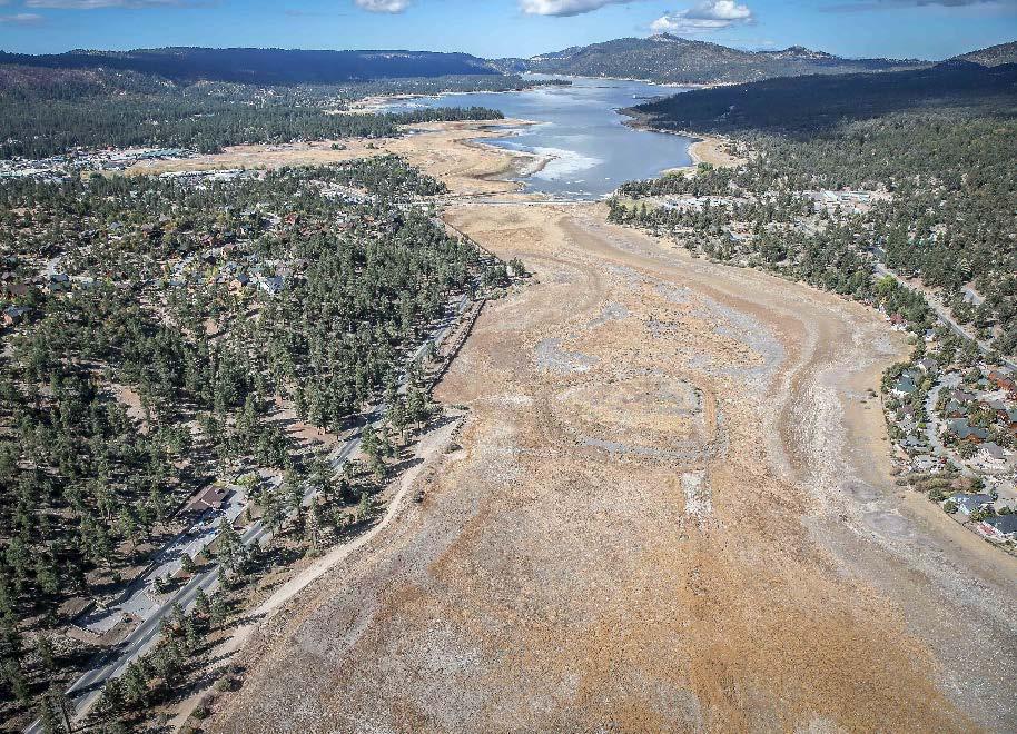 Big Bear Lake and Stanfield Marsh Wildlife and Waterfowl Preserve at record lows.