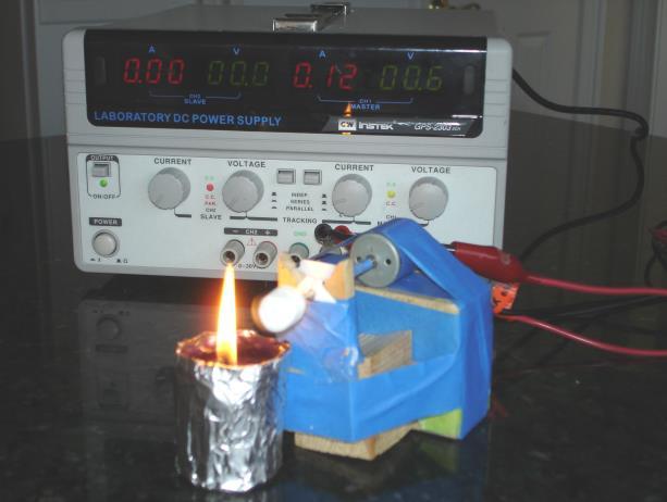 Experiment III: Rotating Marshmallow To find the time to reach golden brown and burning for a rotating marshmallow at different distances from a 2 cm high candle flame.