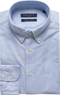 oxford with button down collar and