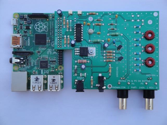 -CW, RTTY, WSPR, Open Source -SDR with No PC Required -40, 30, 20, 17, and 15 Meter Versions SkyPi is ideal for QRP