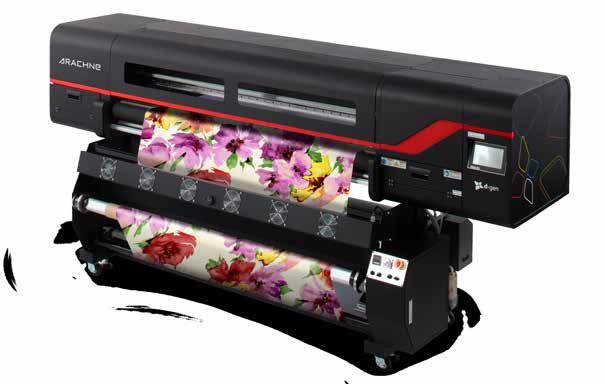 Professional digital printer with the most economic way! Professional digital textile printer equipped with a sticky belt and a belt washing system.
