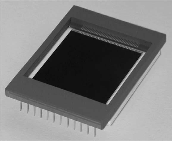 CCD42-40 Ceramic AIMO Back Illuminated Compact Package High Performance CCD Sensor FEATURES * 2048 by 2048 pixel format * 1.5 mm square pixels * Image area 27.6 x 27.