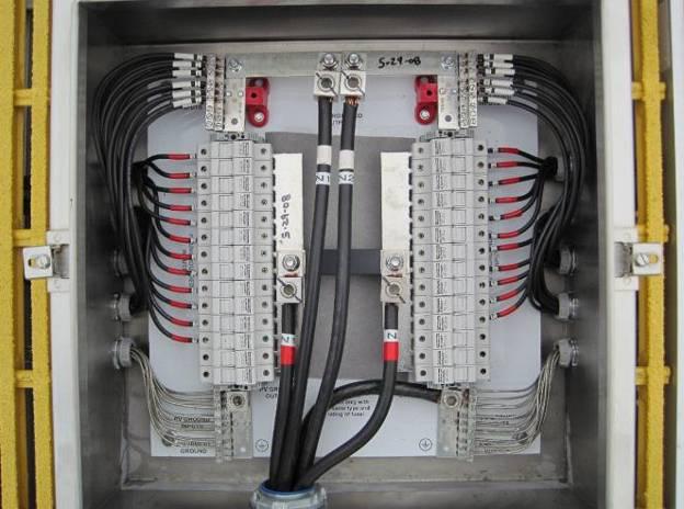 Example Measurement Setup Combiner box wiring Courtesy