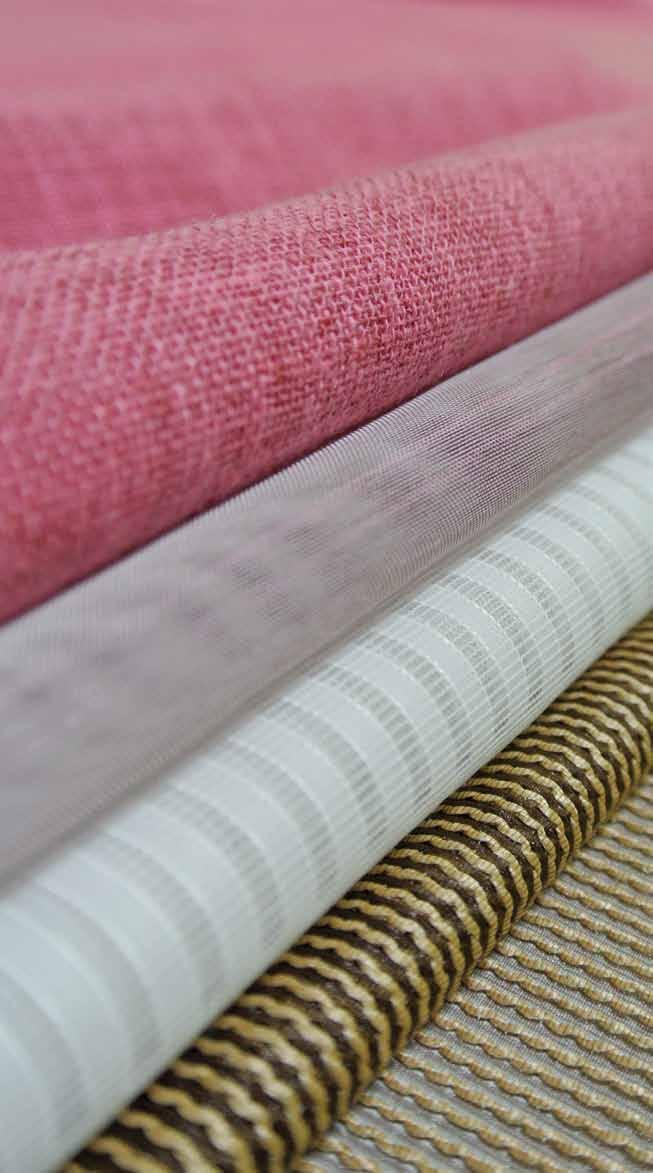 Silent Gliss Fabric Collection Whilst many fabrics are suitable for Wave, only when using Silent Gliss approved Wave fabrics can you be assured the perfect and even wave effect.