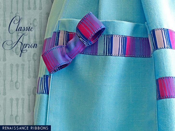 The exact Kaffe Fassett ribbons we chose are still available through Renaissance Ribbons, although in limited quantities.