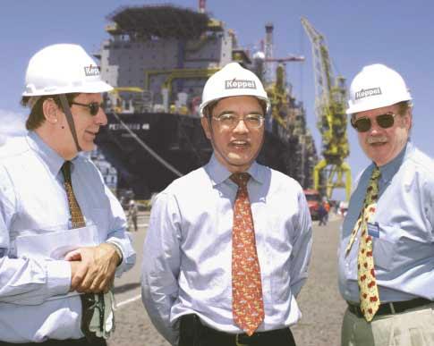 BOARD OF DIRECTORS (From left) Dr Malcolm Sharples, Choo Chiau Beng, John Rossman Huff Choo Chiau Beng Chairman and Chief Executive Officer of Keppel Offshore & Marine Limited; Senior Executive