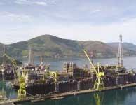 Drilling Company respectively; hull and living quarter structures for the TPG500 production jackup for BP Shah Deniz; the lower hull for the Petrobras P-52 platform and two partnership projects - a
