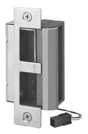 with deadbolt and deadlatch located above the latchbolt For New or Retrofit Construction Retrofits Existing ANSI 4-7/8 Strike Prep No Centerline Relocation UniFLEX 55 Series heavy duty electric