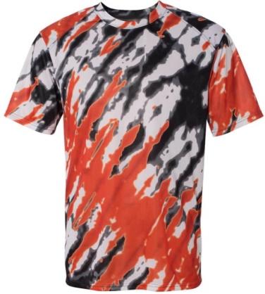 99 Sizes: Small - 3XL (ext sizes addtl) Colors: Burnt Orange, Forest, Lime, Navy, Pink, Red, Royal, Silver 100% sublimated polyester Moisture-management and antimicrobial properties Badger