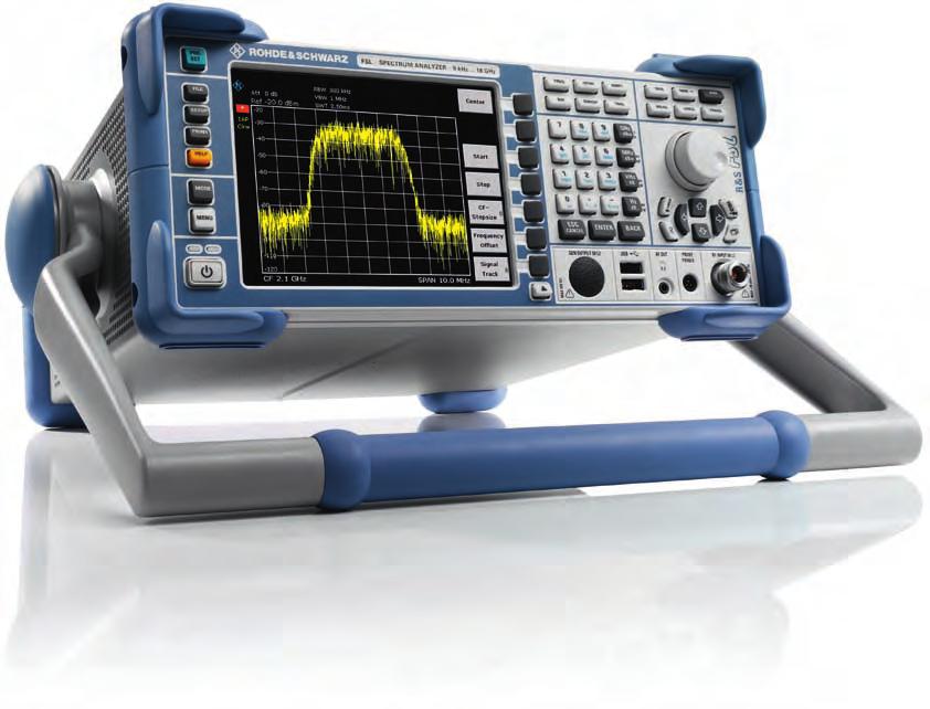 R&S FSL Spectrum Analyzer High-end functions in an extremely lightweight, compact package Test & Measurement Product Brochure 06.