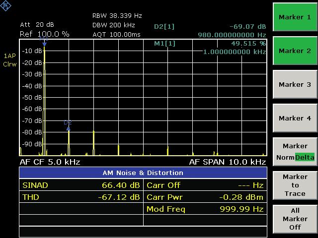 R&S FSL-K7 option AM/FM/φM measurement demodulator The R&S FSL-K7 AM/FM/φM measurement demodulator converts the R&S FSL into an analog modulation analyzer for amplitude-, frequency- or phase-