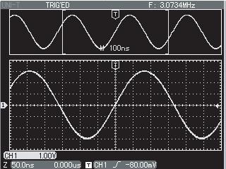 Window Extension Window extension can be used to zoom in a band of waveform to check image details, as shown in Figure 2-13.