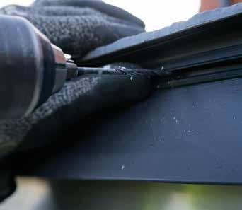 11. EAVES SEAL INSTALLATION Only applicable on sections below a 15 degree pitch. 11.1 11.