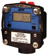 This is the meter of choice for applications requiring pulse output from a remote unit with the GPI display.