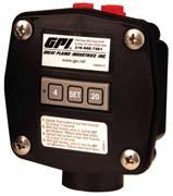 Order models GG500 and GX500 in hour or minute versions. GG510 shown here mounted on GSCPS Sanitary Meter GA510, GG510 and GX510 are new local mount transmitters from GPI.