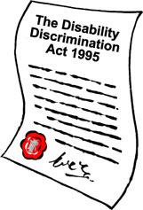 It uses information from the Disability Discrimination Act, a law that