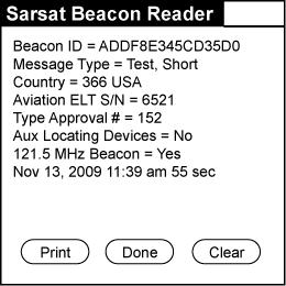 SUBTASK -750-009 N. Digital Message Verification Item 5g 1) Set the 453-1000 ELT Test Set (ETS) beacon reader to receive and decode the ELT digital message.
