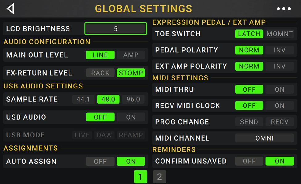 To reverse looper playback, tap the button next to the Playback field and then turn the encoder. Tip: Create eerie effects by recording layers in reverse then switching back to normal playback.