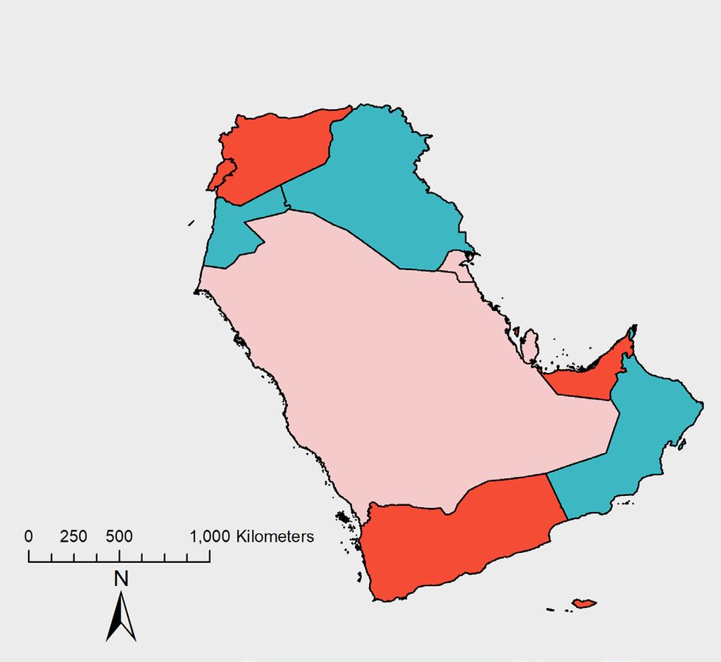 West Asia Map 5: Countries in the West Asia Region with Lead Paint Laws, as of September 2018 Current Status Three countries (27.3%) in the West Asia Region have lead paint laws.