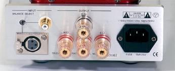 [ TRV-M88SE] KT88 push pull mono power amplifier maximum output: -- 50W+50W ( 8ohms) fixed bias output tube: -- KT88 classab output:impedance 6 / 8 / 16ohm KOA