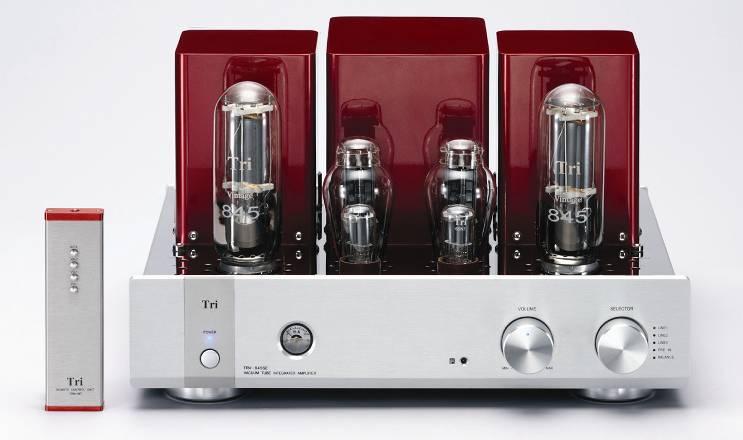 [TRV-845SE] 845 single ended integrated amplifier with remote control maximum output: -- 20W+20W ( 8ohms) fixed bias output tube: -- 845 class-a single -ended output:impedance 4 / 8 / 16ohm KOA