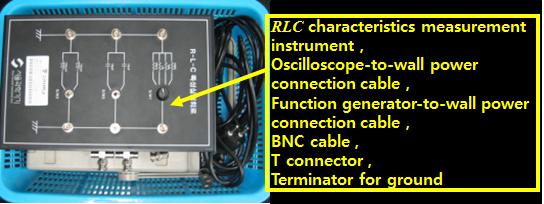 It is used to constitute,, and circuits. 1 ea. It is used to connect the oscilloscope to the wall power. 1 ea. It is used to connect the function generator to the wall power.