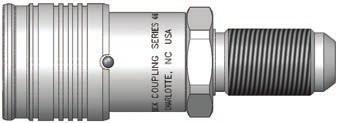 HT-Series ISO16028 Flushface Interchange Coupler (Male Bulkhead