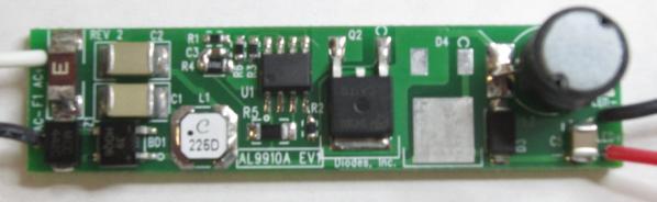 General Description This demonstration board utilizes the AL9910A high voltage PWM LED Buck controller providing a cost effective solution for offline high brightness LED applications.