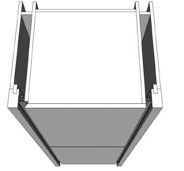 12 32 20 Handless Fitting Guide - Vertical Profile (Lateral End) 7 Vertical Profiles (Lateral End) 250-351 The Vertical Profile (Lateral End) (250-351) is positioned between Mid or Tall Height Units