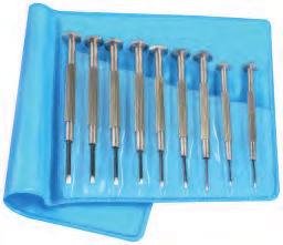 030 Assortment of 5 screwdrivers with tightening chuck.