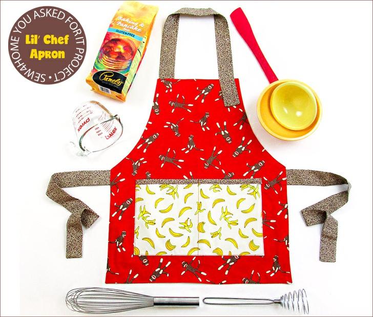 Published on Sew4Home Kid-Size Lil' Chef Apron Editor: Liz Johnson Wednesday, 07 September 2016 1:00 If you hang out with us here at Sew4Home on a regular basis, you know we love aprons!
