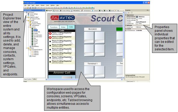 Scout VoIP Console System Overview and passwords assigned apply only to the system component where the name and password is created.
