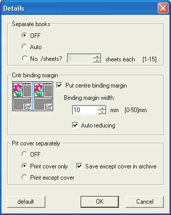 1 Prepare data to be printed. 2 Display the [Print] dialog box. Select [Print] from the [File] menu. 4 Set the following item on the [Finisher] tab.