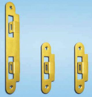 Thick Doors. For Use with SECURY S2 and SH2 Door Lock. Bag of 1 Middle Keeper, 2 Top & Bottom Keepers & 6 Screws.