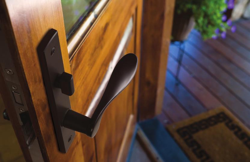 Swing Door Handle Sets Truth's Sentry Multipoint Handle sets for 1-3/4" thick doors A.51" (12.9) 1.25" (31.8).75 (19.1) 2.44" (62.0) 2.44" (62.0) Handle Type A Transitional 2.26" 10" (254.0).59" 3.