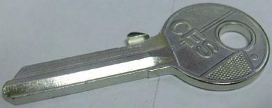 The HOPPE key gauge measures key cuts 1 through 9 the same as a Schlage key gauge.