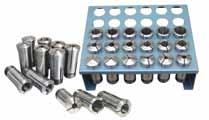 TM Home Reference Taper Calculator 5-C COLLET SETS & RACKS Precision hardened and ground C Collets for