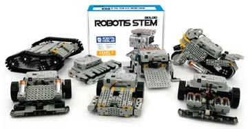 integrate concepts explored with the Dynamixel actuators, sensors, LEDs, and motors explored in previous kits to build their own